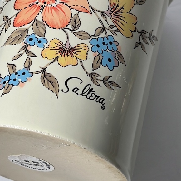 Gourmet‎ Himark Kitchen Utencil Holder Vintage Kitchen Decor Saltera Floral - Picture 5 of 9
